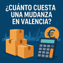 Hombre cargando cajas en una furgoneta en Valencia